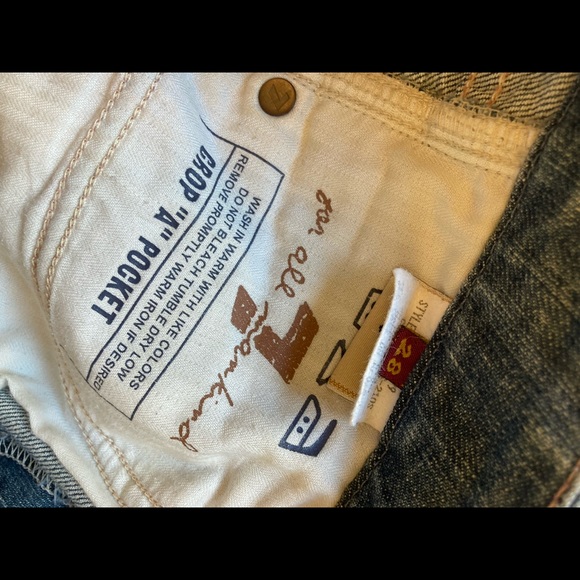 7 for all mankind “crop A pocket” faded wash cropped bootcut jeans sz 28 - Picture 7 of 7